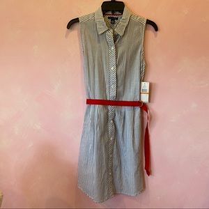 Tommy Hilfiger striped button up dress